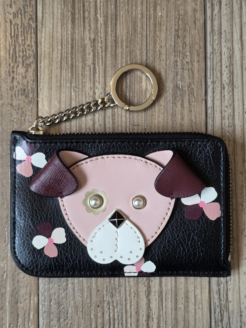 Kate Spade New York Retired Floral Pup EUC